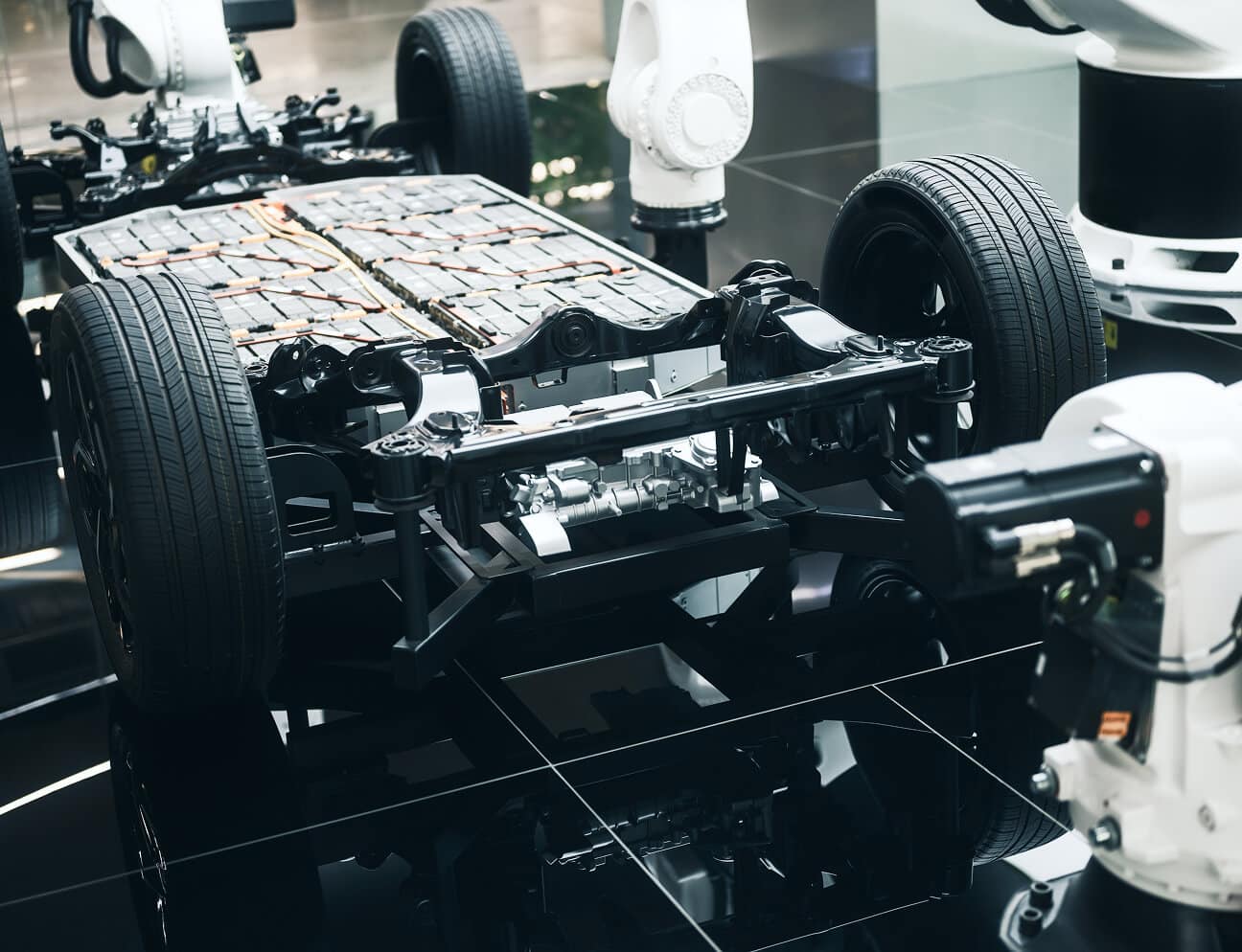 Fahrzeugchassis mit Batteriesystem